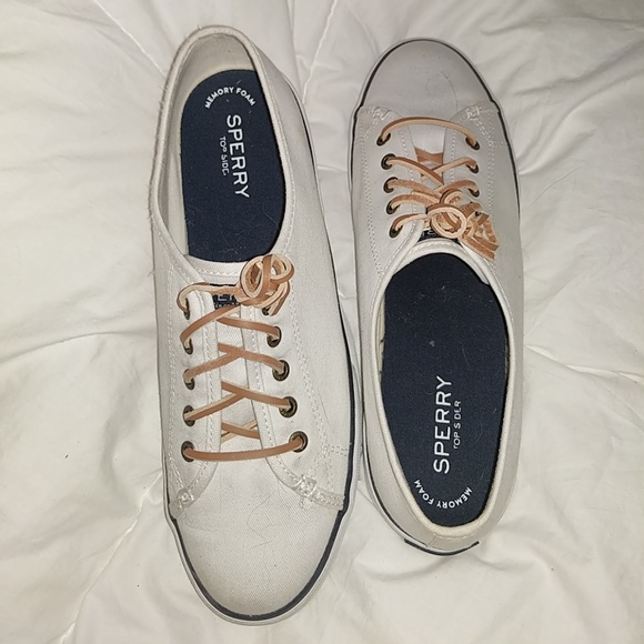 white sperrys - Picture 3 of 3